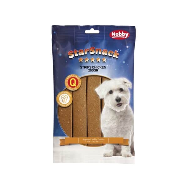 Friandises pour chien Nobby Pet StarSnack Strips Chicken 200 g