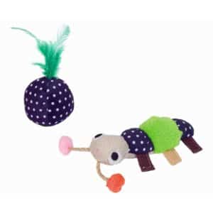 Jouets peluches ver en tissu pour chat Nobby Pet