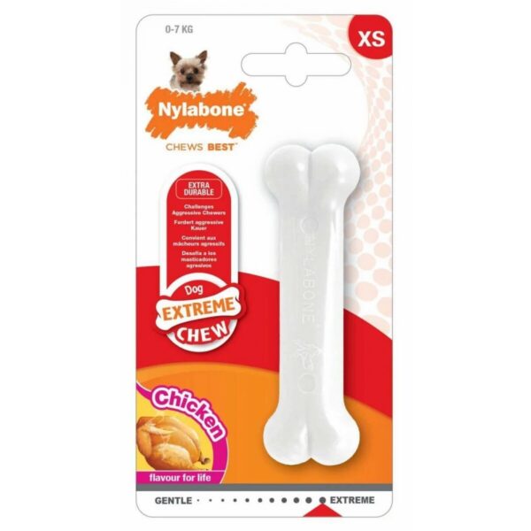 Jouet pour chien Nylabone Extreme Chew - Chicken XS