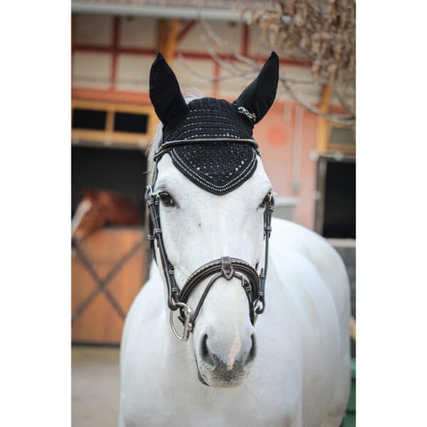 Bonnet pour cheval court Penelope New Strass