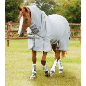 Couverture anti-mouches pour poney avec rabat ventral Premier Equine Bug Buster