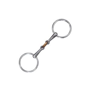 Mors 2 anneaux double brisure pour cheval Privilège Equitation