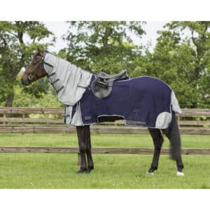 Couverture anti-mouches pour cheval avec haute encolure QHP