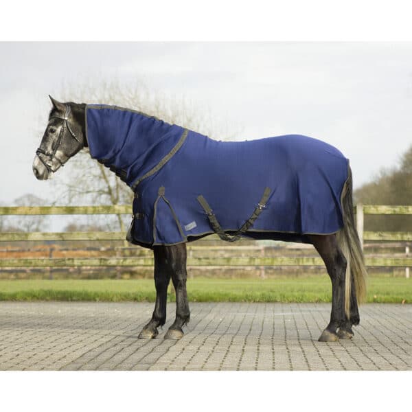 Couverture d'extérieur pour cheval avec couvre-cou QHP 240 g