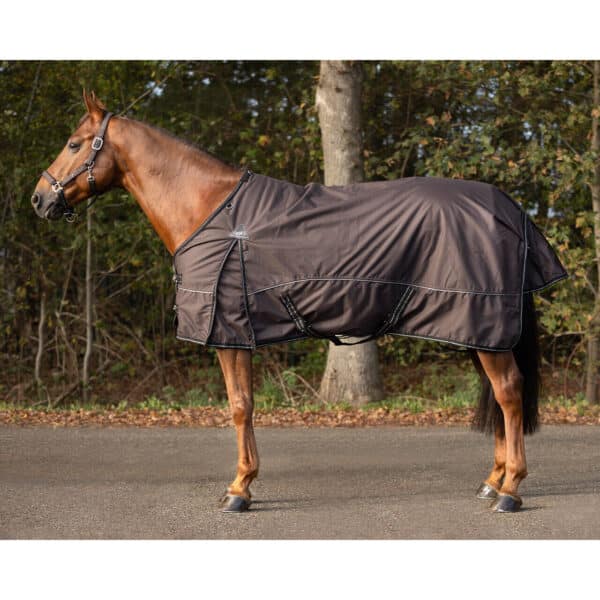 Couverture polaire imperméable pour cheval QHP collection Crocodile 50gr