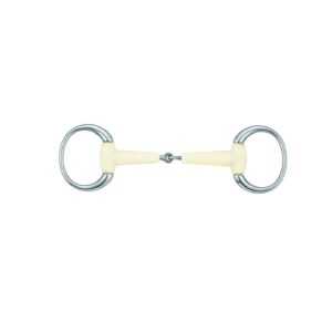 Mors olive pour cheval simple anneau rond Soyo Happy Mouth