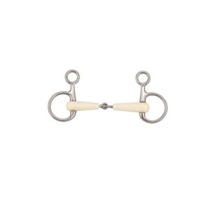 Mors baucher pour cheval simple joint Soyo Happy mouth