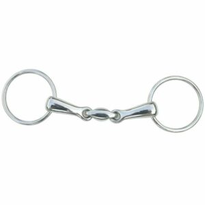 Mors 2 anneaux pour cheval en inox