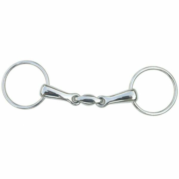 Mors 2 anneaux pour cheval en inox