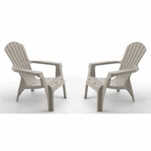 Lot de 4 fauteuils Wilsa Garden Adirondack