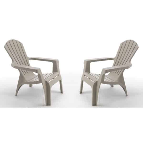 Lot de 4 fauteuils Wilsa Garden Adirondack