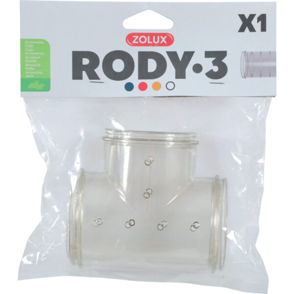 Tube T pour rongeur Zolux Rody3