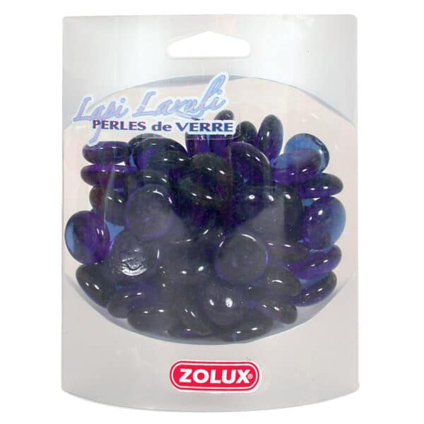 Perles de verre lapi lazuli Zolux