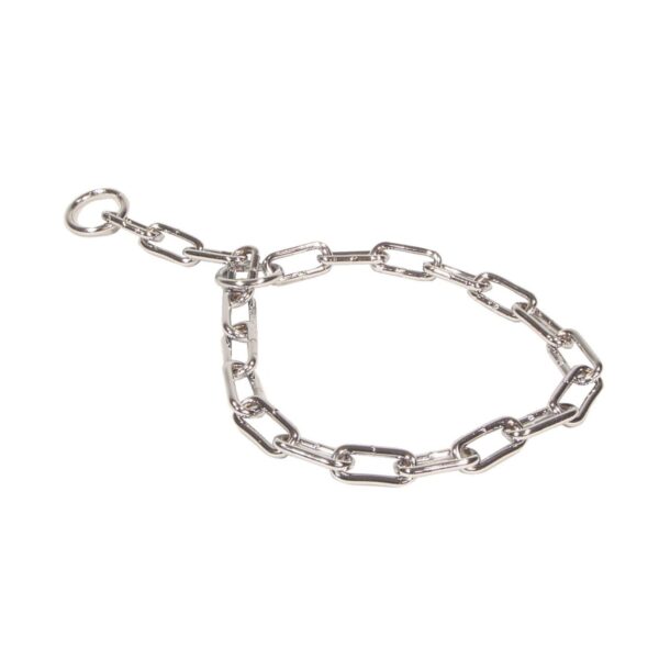 Collier étrangleur métal maille forte pour chien berger Zolux